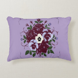 Coussin rectangulaire - Bouquet de Violettes Prydnadskudde