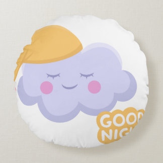 Coussin rond zzz rund kudde