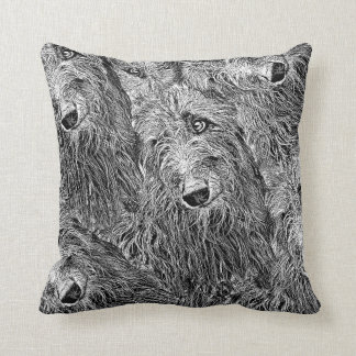 Coussin Scottish deerhound coursing Kudde