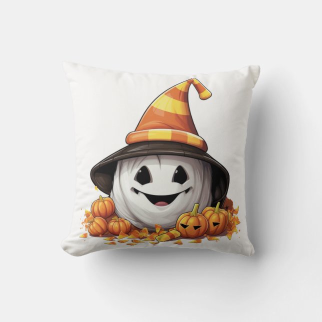 Coussin Spooky Pumpkin Surprises Kudde (Framsida)
