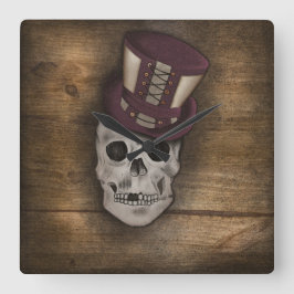 Coussin Steampunk Fyrkantig Klocka