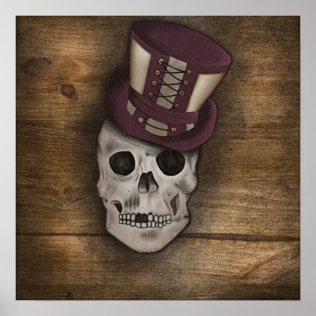 Coussin Steampunk Poster (Framsidan)