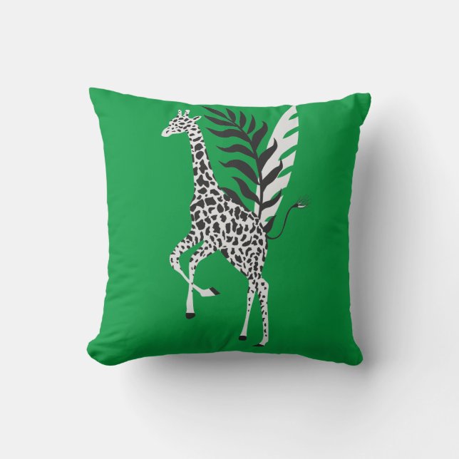 Coussin wildlife friendship - Giraffe cushion Kudde (Framsida)