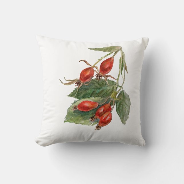Coussins décoratifs "églantier sauvage" kudde (Framsida)