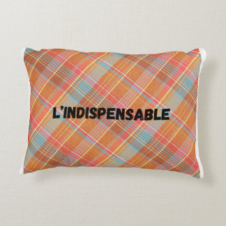 Coussins L'indispensable - Motif Madras Prydnadskudde