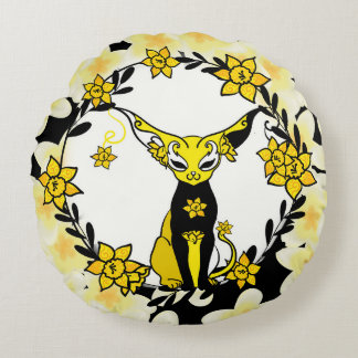 Coussins ronds Chamalion Rund Kudde