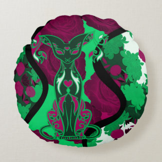 Coussins Ronds Chamalion Rund Kudde