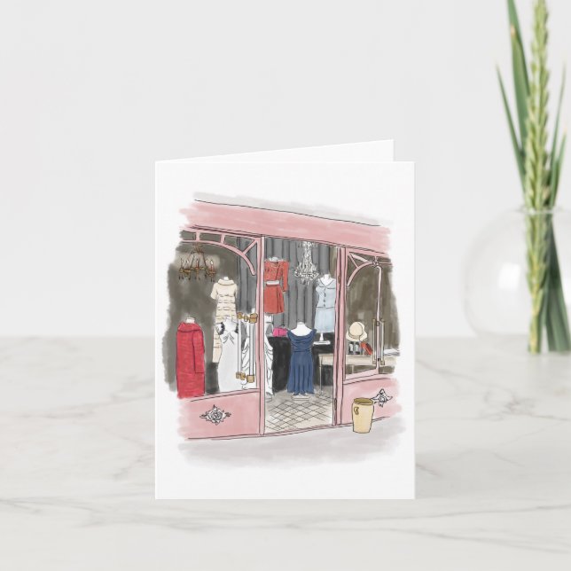 Couture at Paris Flea Market - Notecard Kort (Framsida)