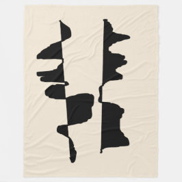 Couverture Polaire Abstrait Dual Face Fleecefilt