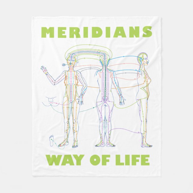 Couverture polaire Acupuncture Way of Life Fleecefilt (Framsidan)