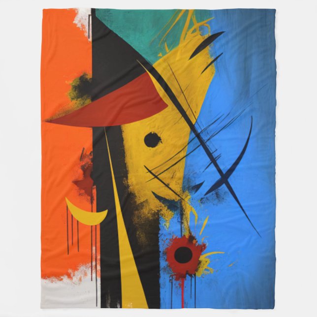 Couverture polaire art abstrait fleecefilt (Framsidan)