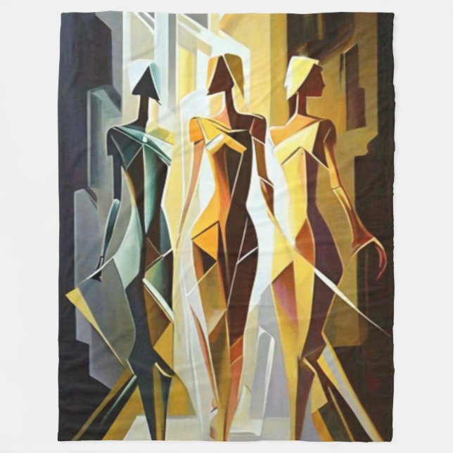 Couverture polaire art abstrait fleecefilt (Framsidan)