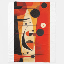 Couverture polaire art abstrait fleecefilt