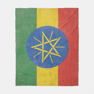 Couverture polaire Ethiopian flag Fleecefilt