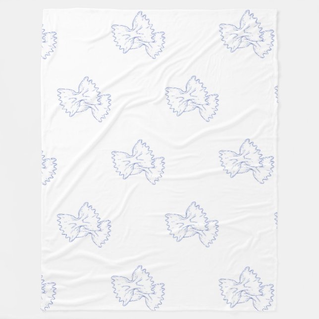 Couverture polaire - Pasta Lover - Farfalle Fleecefilt (Framsidan)