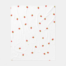 Couverture Polaire strawberry  Fleecefilt