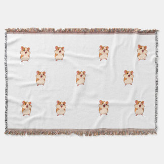 Couverture Tissée Petite Souris Kawaii Filt