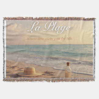 Couverture Tissée Plage Tropicale Filt