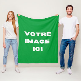 Couverture - Votre image ici - personnalisée Fleecefilt