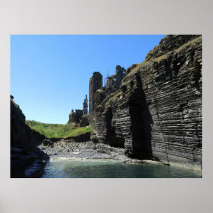 Cove by Sinclair Castle Poster