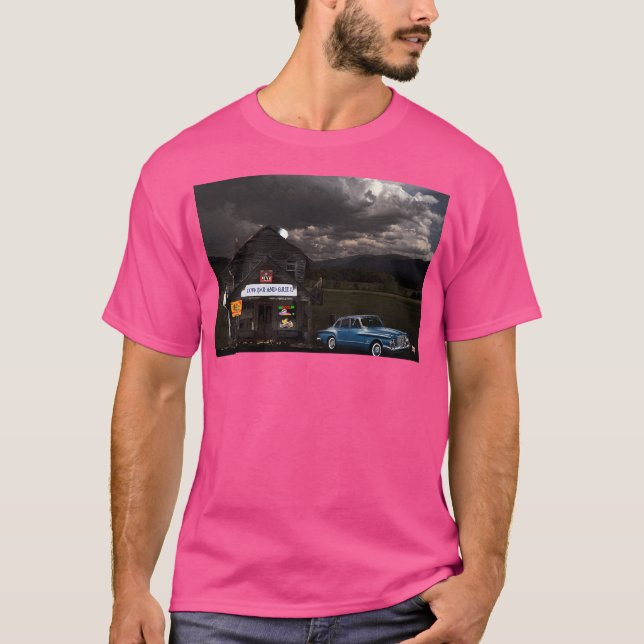 Cove Pub och Grill Baseball Sleeve T Shirt (Framsida)