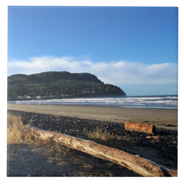 Cove vid Seaside, Oregon Kakelplatta (Framsidan)