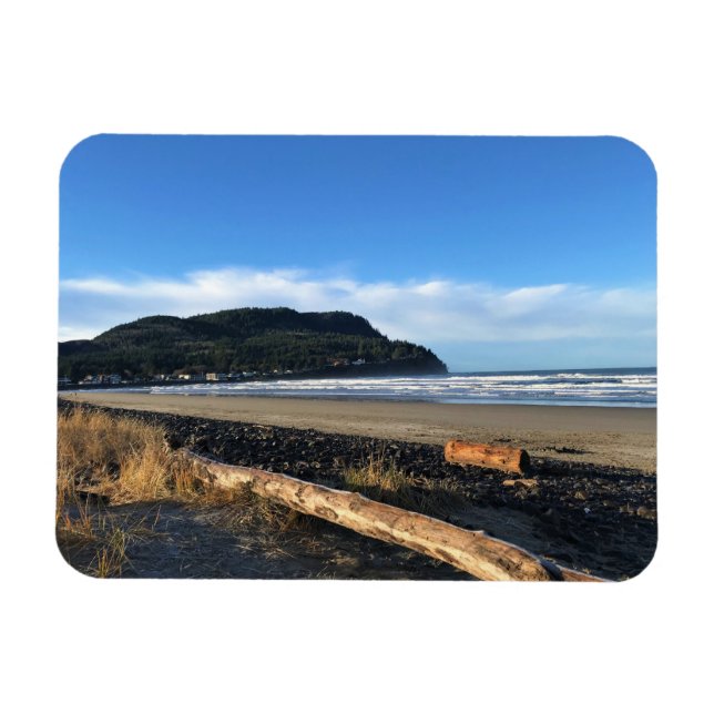 Cove vid Seaside, Oregon Magnet (Horisontell)