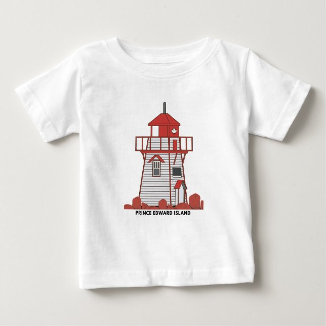 Covehead Lighthouse PEI T-Shirt (Framsida)