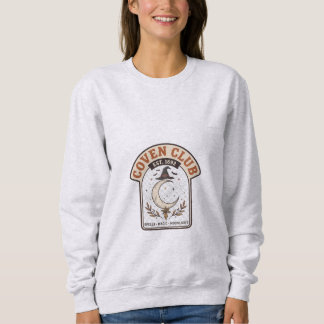 Coven Club Est. 1692 Vintage Häxa Halloween T Shirt