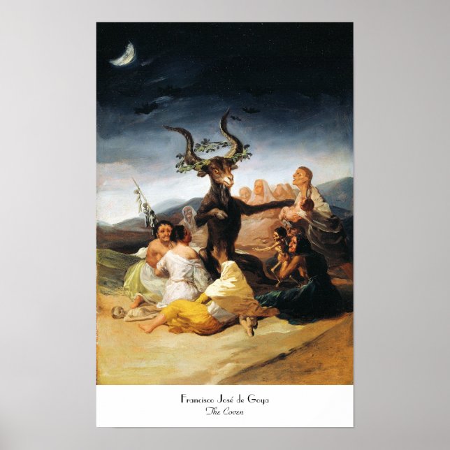Coven Francisco José de Goya mästerverk Poster (Framsidan)