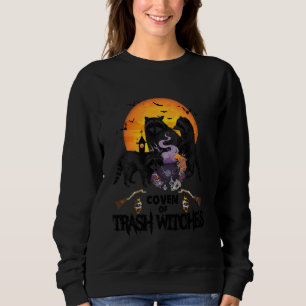 Coven of Sopor Witches Raccoon Halloween Cute Funn T Shirt