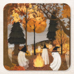 coven underlägg papper kvadrat<br><div class="desc">The ghost witches gather on halloween for a coven gathering</div>