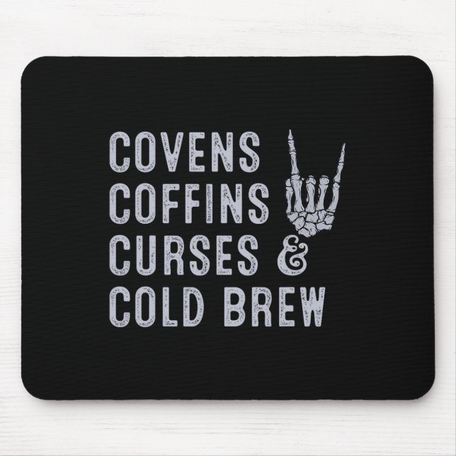Covens Coffins Curses Kall Brew Fall Halloween Spo Musmatta (Framsidan)