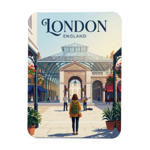 Covent Garden Piazza Storbritannien Magnet