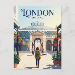 Covent Garden Piazza Storbritannien Vykort