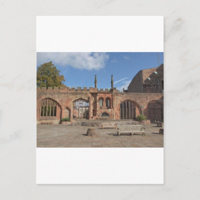 Coventry Cathedral Vykort (Framsida)