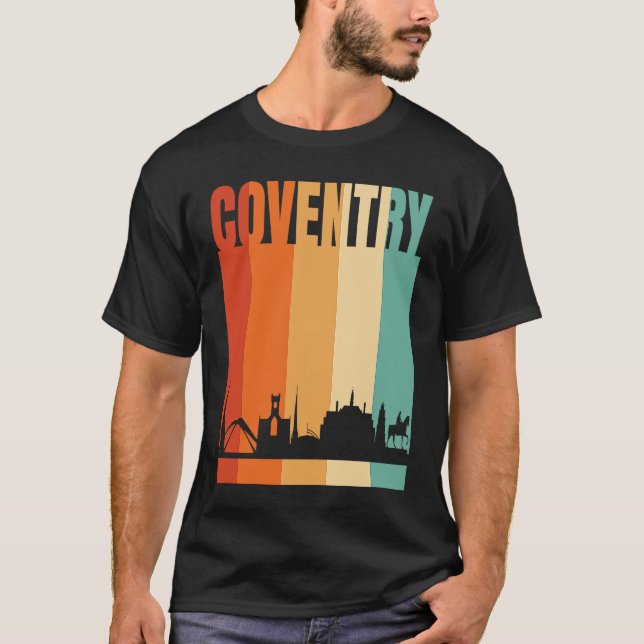 Coventry stads siluett t shirt (Framsida)