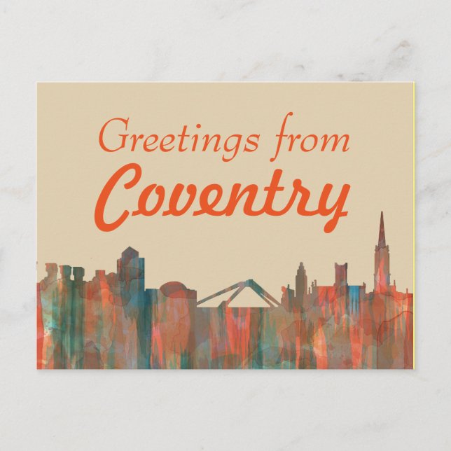 COVENTRY UK SKYLINE - Postcards Vykort (Framsida)