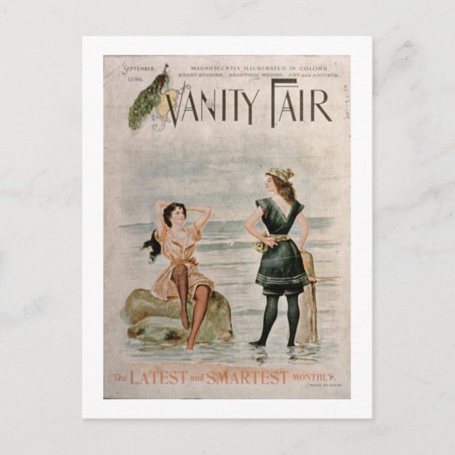 Cover for 'Vanity Fair', september 1896 (färg li Vykort (Framsida)