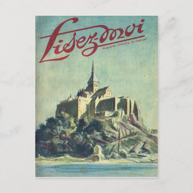 Cover, Lisez-Moi, berget St Michel Vykort (Framsida)