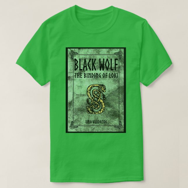Cover of Black Wolf The Binding of Loki T Shirt (Design framsida)