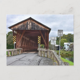 Covered Bridge, Downsville, New York Vykort