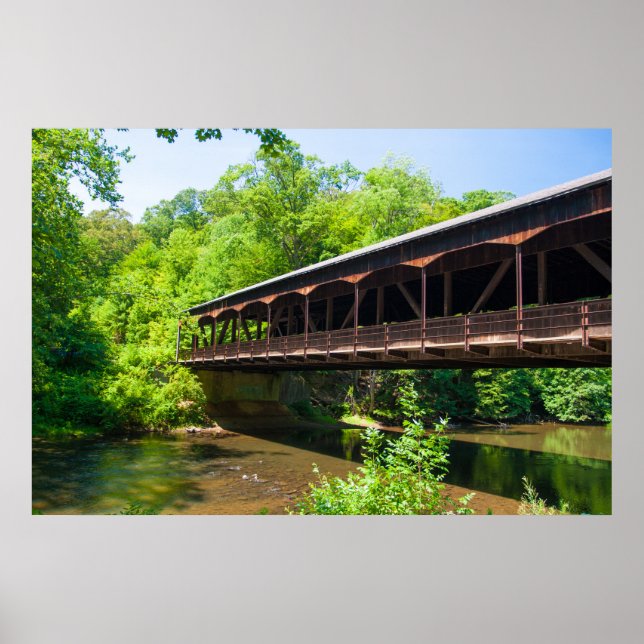 Covered Bridge, Mohican State Park, Ohio Poster (Framsidan)