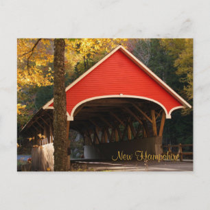 Covered Bridge, New Hampshire Vykort