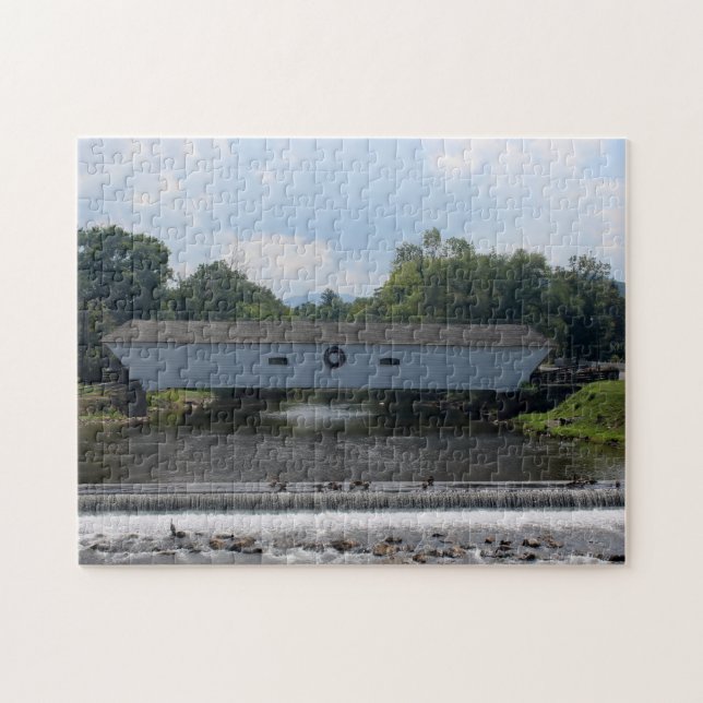 Covered Bridge Pussel (Horisontell)