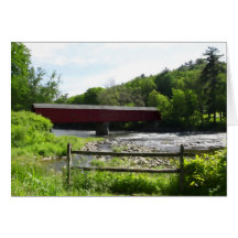 Covered Bridge Väster Cornwall, CT