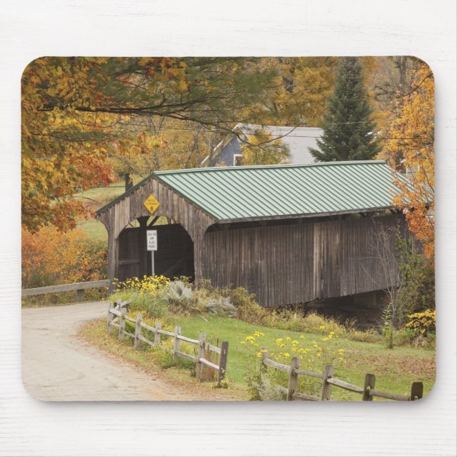 Covered bridge, Vermont, USA Musmatta (Framsidan)