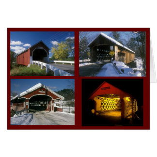 Covered Bridges Monadnock Region New Hampshire Hälsningskort