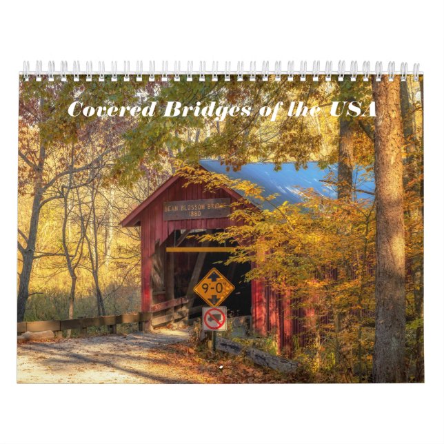 Covered Bridges of the USA Calendar Kalender (Omslag)