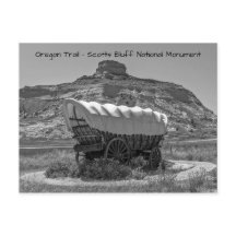 Covered Wagon vid Scotts Bluff National Monument